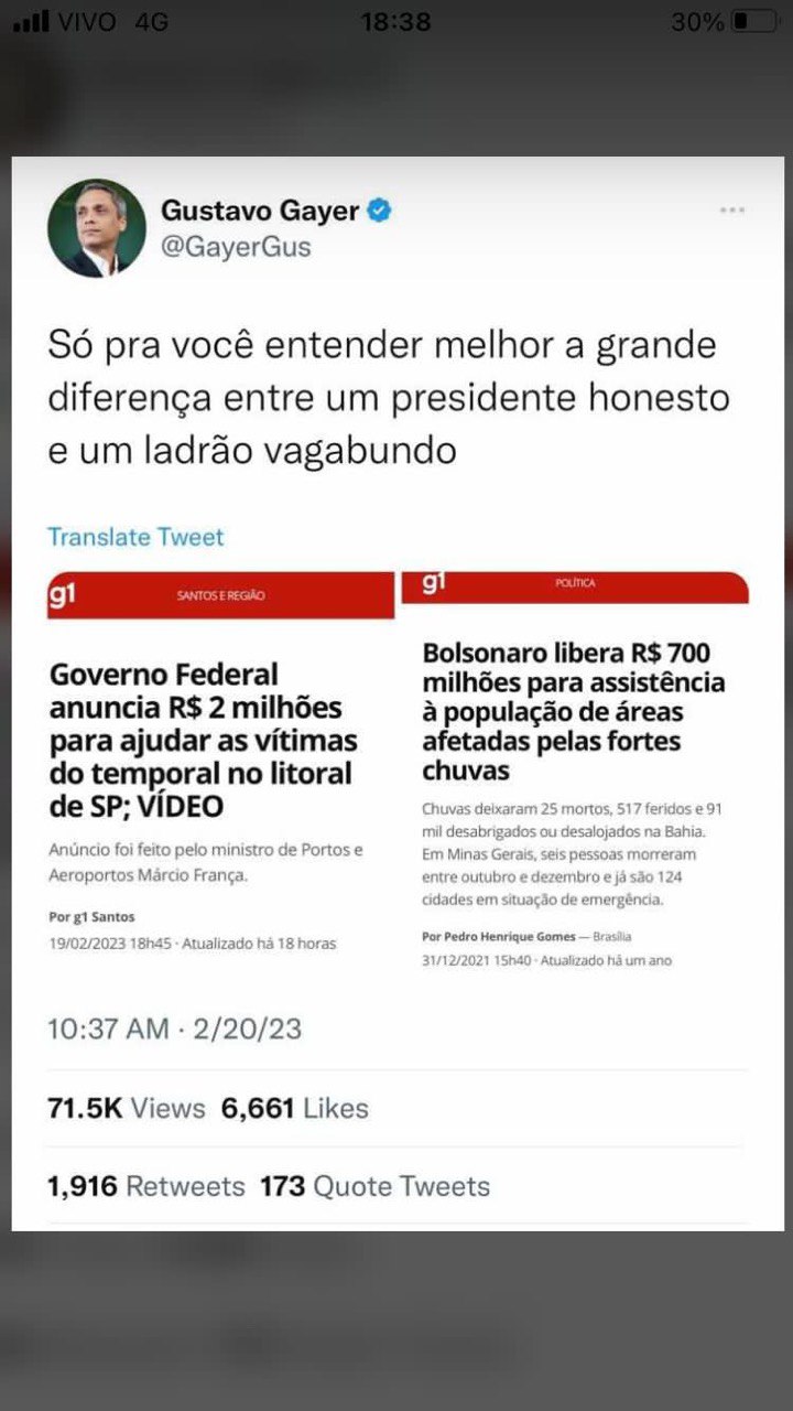 HelenaGaos💛💚💛💚💛💚 on GETTR : SEM TERMOS DE COMPARAÇÃO!
