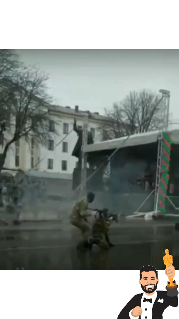 Fake War, using our Tax Dollars to Buy Actors to Film a Fake War for the Fake Media... 