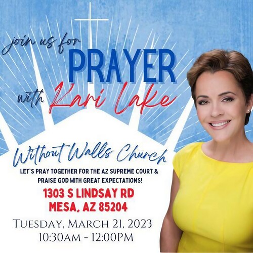 🚨TOMORROW🚨

Join our movement for a prayer event at Without Walls Church in Mesa at 10:30am! 

We ...