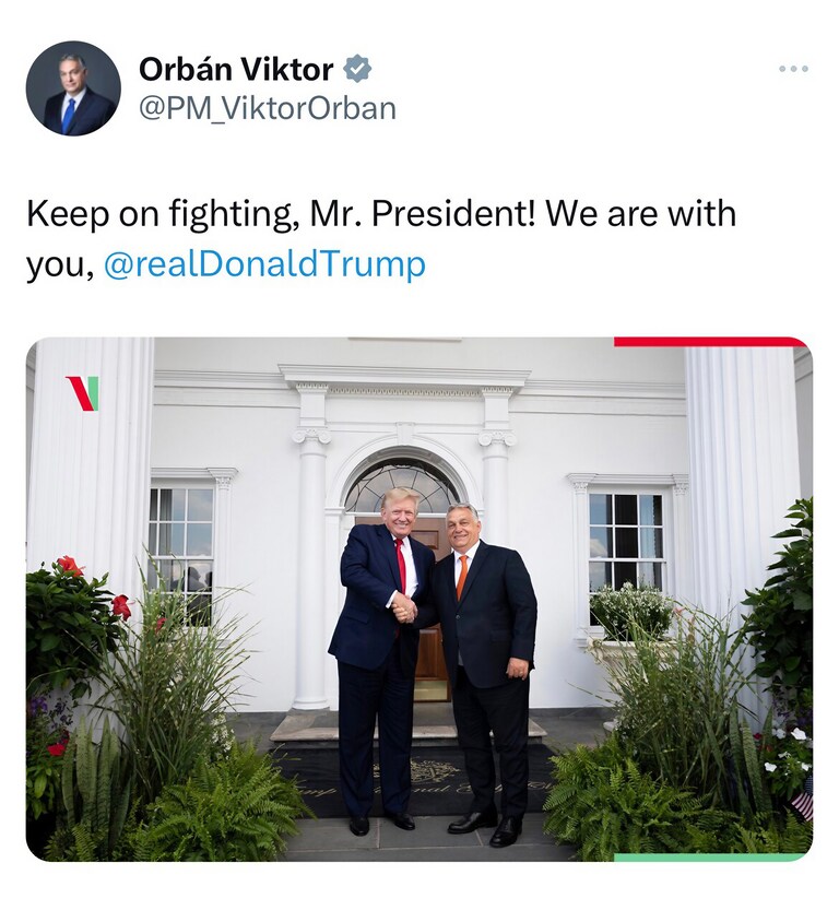 The world is with us and our America First President DJT.