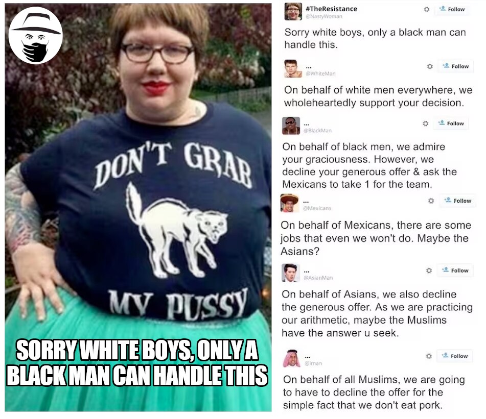 "Sorry White Boys, Only A Black Man Can Handle This"
#WhatIsAWoman #ProgressiveBeauty