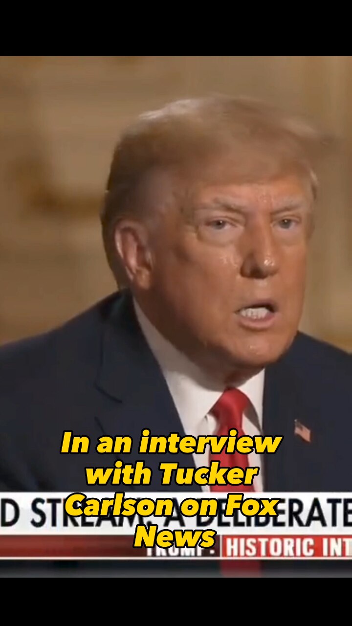 Trump has implicated the USA in the Nordstream explosion #trump #tuckercarlson #foxnews #nordstream ...