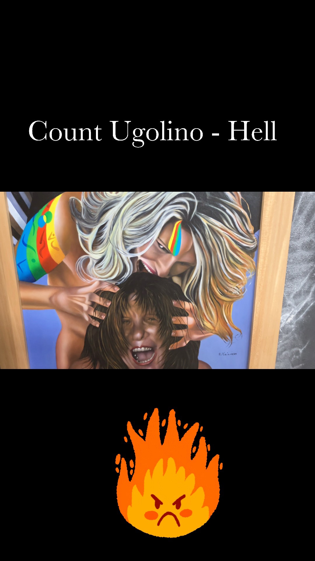 #clips #video #oiloncanvaspainting #art #women #inferno #danteinferno #robertopiaiaart 