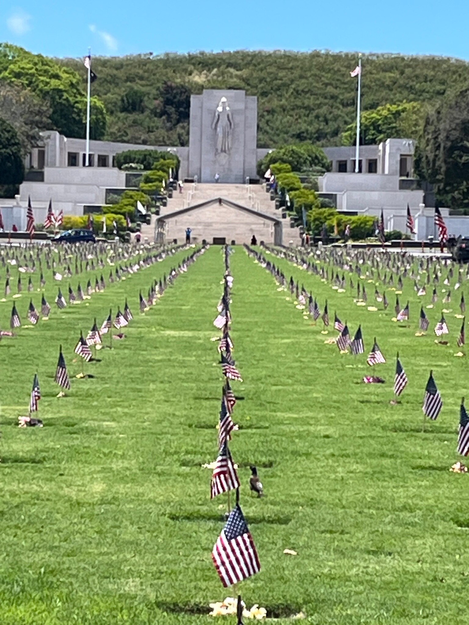 The National Memorial Cemetery of the Pacific in Honolulu, Hawaii — photo by Nolan Chang 
