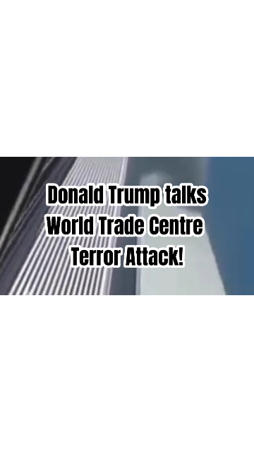 Donald TRUMP Talk About World Trade Center Attack!
#trump #worldtradecenter #deeptate #obama #gitmo ...
