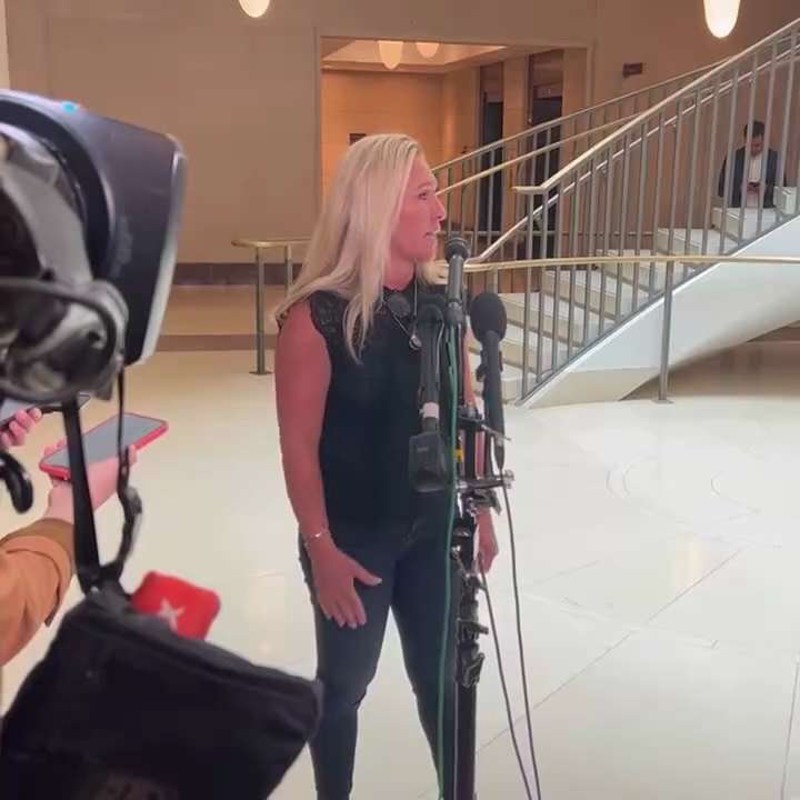 Rep. Marjorie Taylor Greene :  President Trump was impeached over a perfect phone call asking questi...