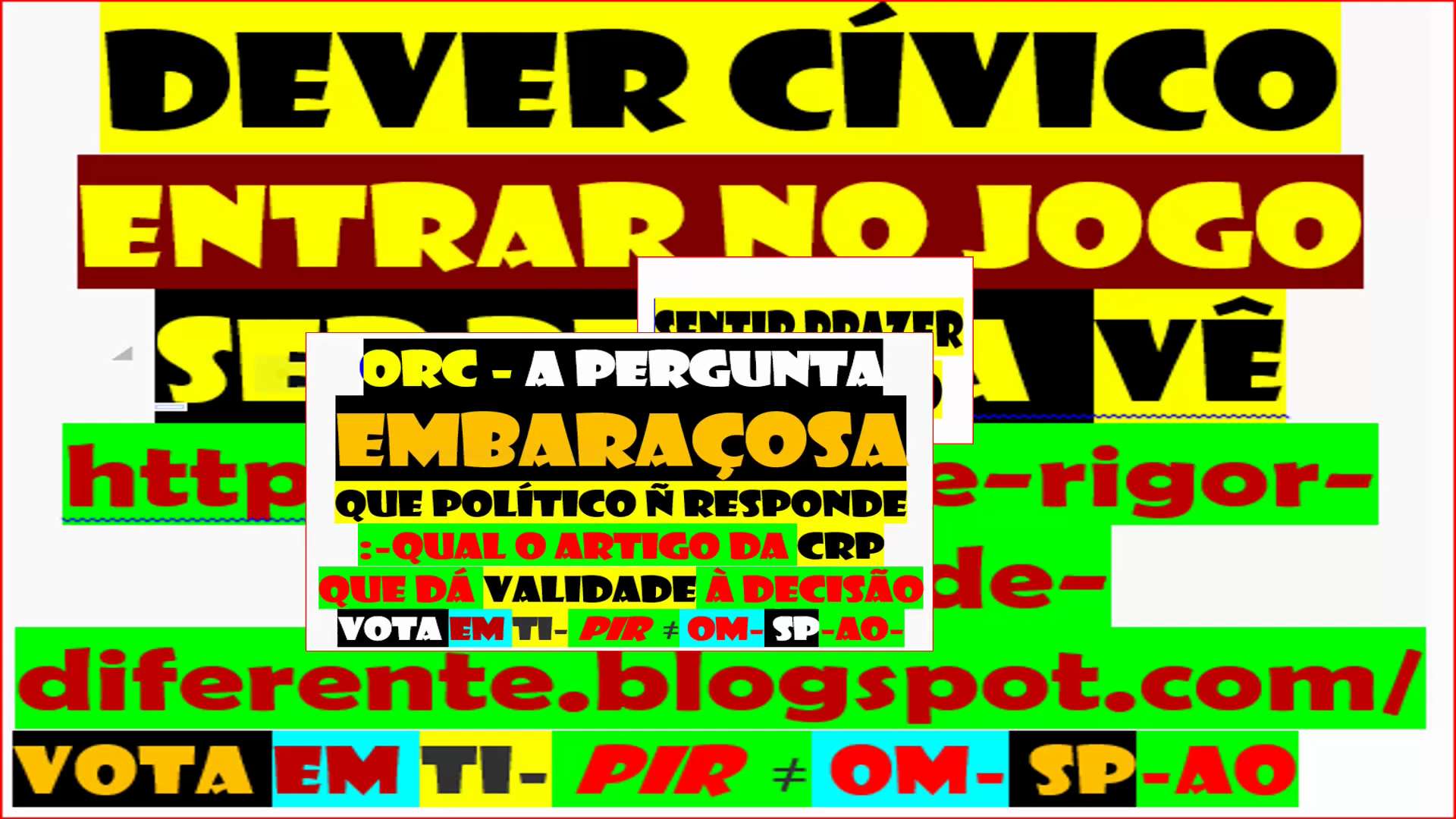 ENTRAR NO JOGO
https://twitter.com/CarlosSilv35097/status/1667769306573070336
LEGALIDADE SOBERANIA