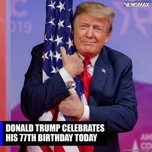 Former President Donald Trump is celebrating his 77th birthday Wednesday in a much more low-key fash...