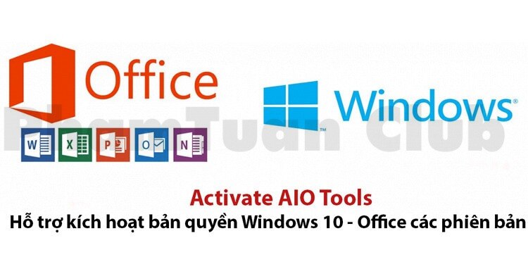 Aio Tools là một dụng cụ hỗ trợ kích hoạt Windows và Office mọi phiên bản 1 cách chóng vánh và an to...