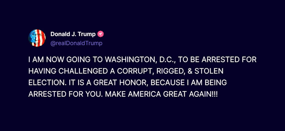 View il Donaldo Trumpo's post on GETTR. Join the discussion, share your thoughts, and connect with the community.
