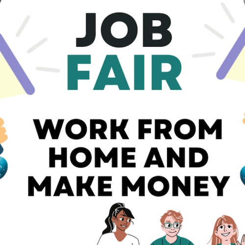 "Connecting talents & opportunities at our Job Fair. Unlock your future with us! 🌟 #JobFair2023"