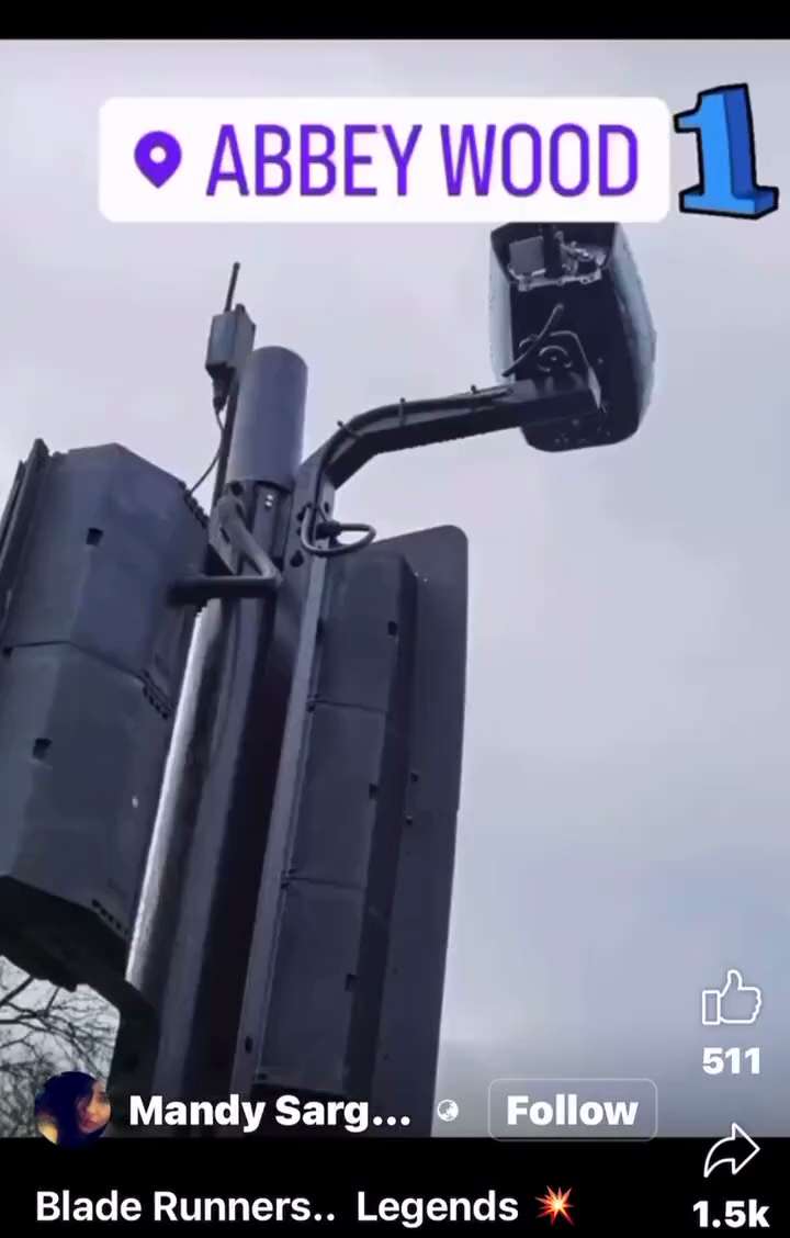 Le mouvement #bladerunner à Londres est en train de détruire tout le système de caméras de vidéos su...