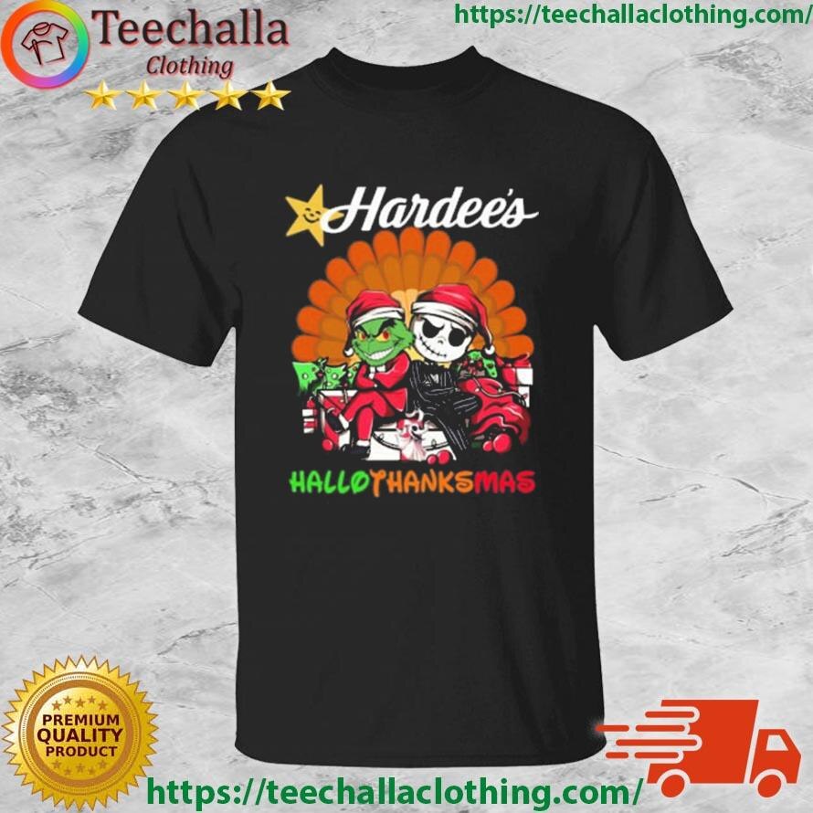 Grinch And Jack Skellington Hardee’s HalloThanksMas 2023 shirt

See more: https://teechallaclothing....