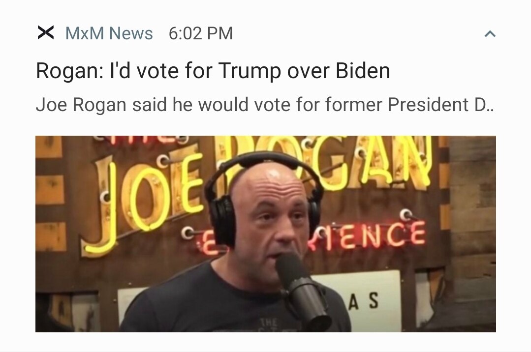 @joerogan Can you say this a little louder and more often for the people in the back?
