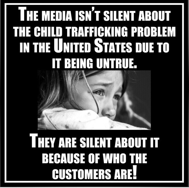 The biggest story in the history of mankind is being silenced. And yes I do believe a global child sex trafficking ring run by the elitist and every countr
