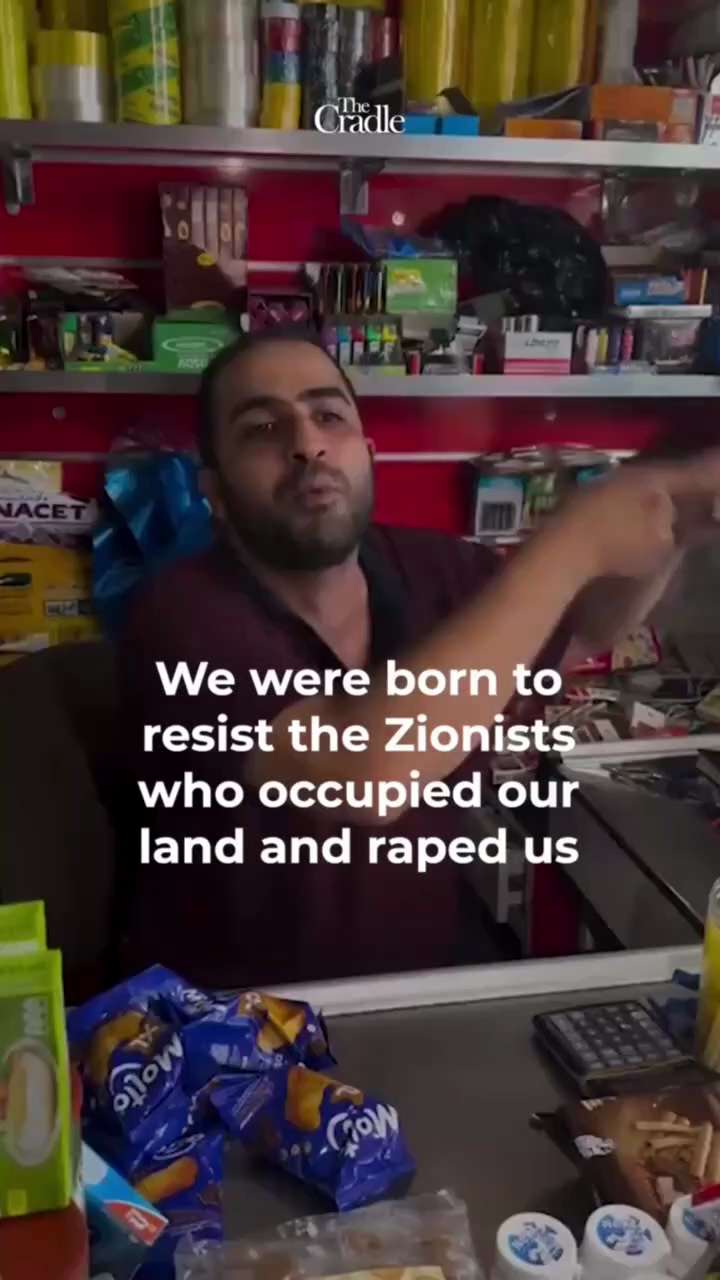 "We are not leaving."

A message to the world from Rimal neighborhood in the Gaza Strip.

From the p...