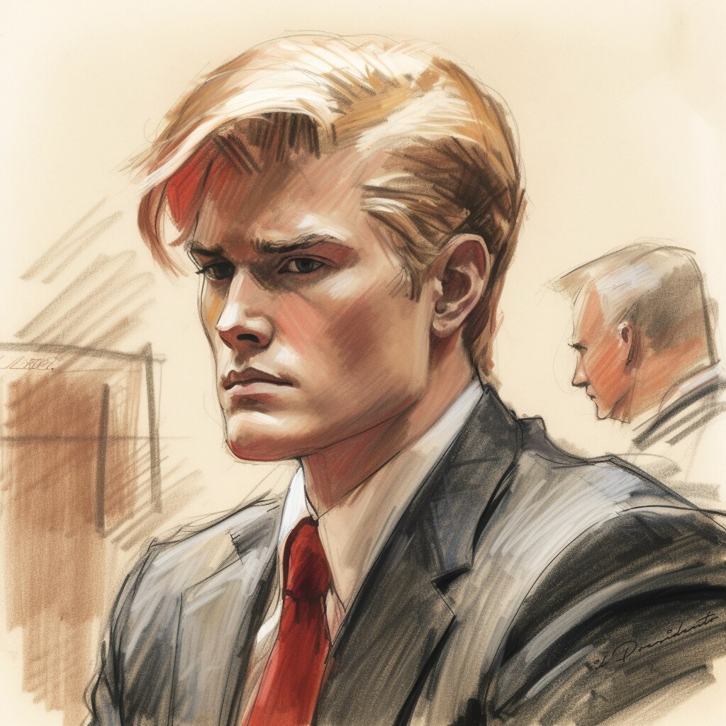 Sam Bankman-Fried's courtroom sketch artist is the best! I LOOK SO HANDSOME!!!😎😍😍😍