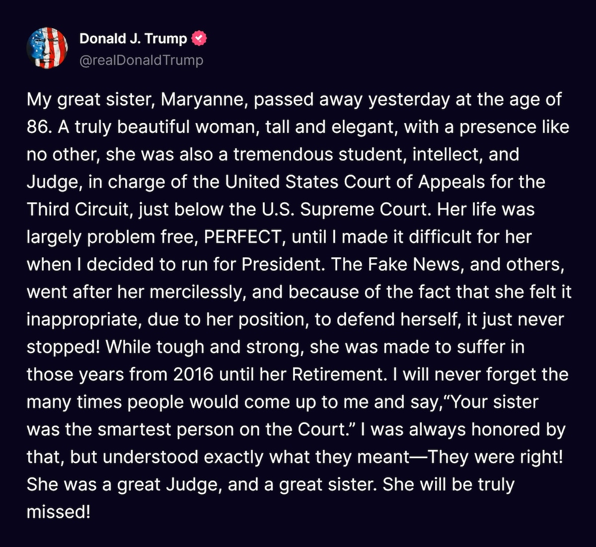 View il Donaldo Trumpo's post on GETTR. Join the discussion, share your thoughts, and connect with the community.