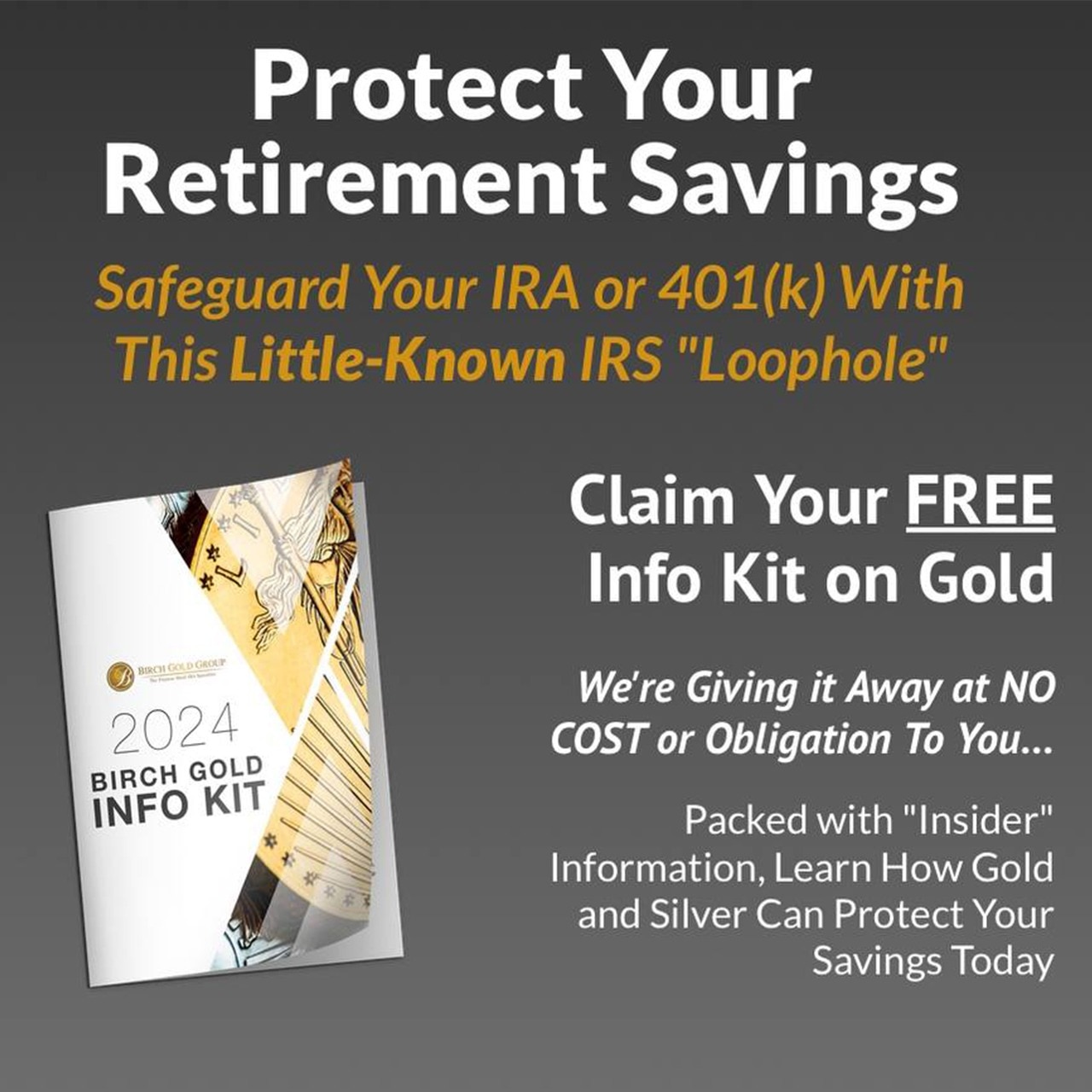 Big banks don’t want you to know this. 

This IRS “Cheat Code” allows you to protect your savings an...