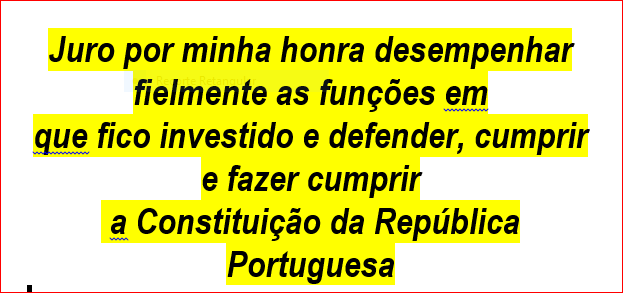 @PresiMarcelo Durmo
2 h p dia. Leio 15 livros noite. Sou Presidente da República n tempos livres.
MAS 1364 EMAILS Ñ LÊ NEM CUMPRE porquê ? Juro p
minha honra desempenhar fielmente funções q fico investido defender cumprir
fazer cumprir CRP em q ficamos
? https://verdade-rigor-honestidade-diferente.blogspot.com/2019/03/030319-quero-pagar-ss-seguranca-social.html?q=QUERO+PAGAR PRMP
DEMOCRATA VIOLO CRP EM NOME D LIBERDADE FOMENTO POBREZA
PREVPAP precário QIHDASS
SPEL https://gettr.com/post/p1f9scr8671 SERVIR É HONRA DESONRA JURAR
PERJURAR CRP flagrante desvio abuso d funções grave violação d inerentes
deveres tentar destruir alterar subverter EDD direitos, liberdades garantias
estabelecidos na CRP abrangido lei 34/87 dá prisão VIVA https://gettr.com/post/p2g0bm8cc13