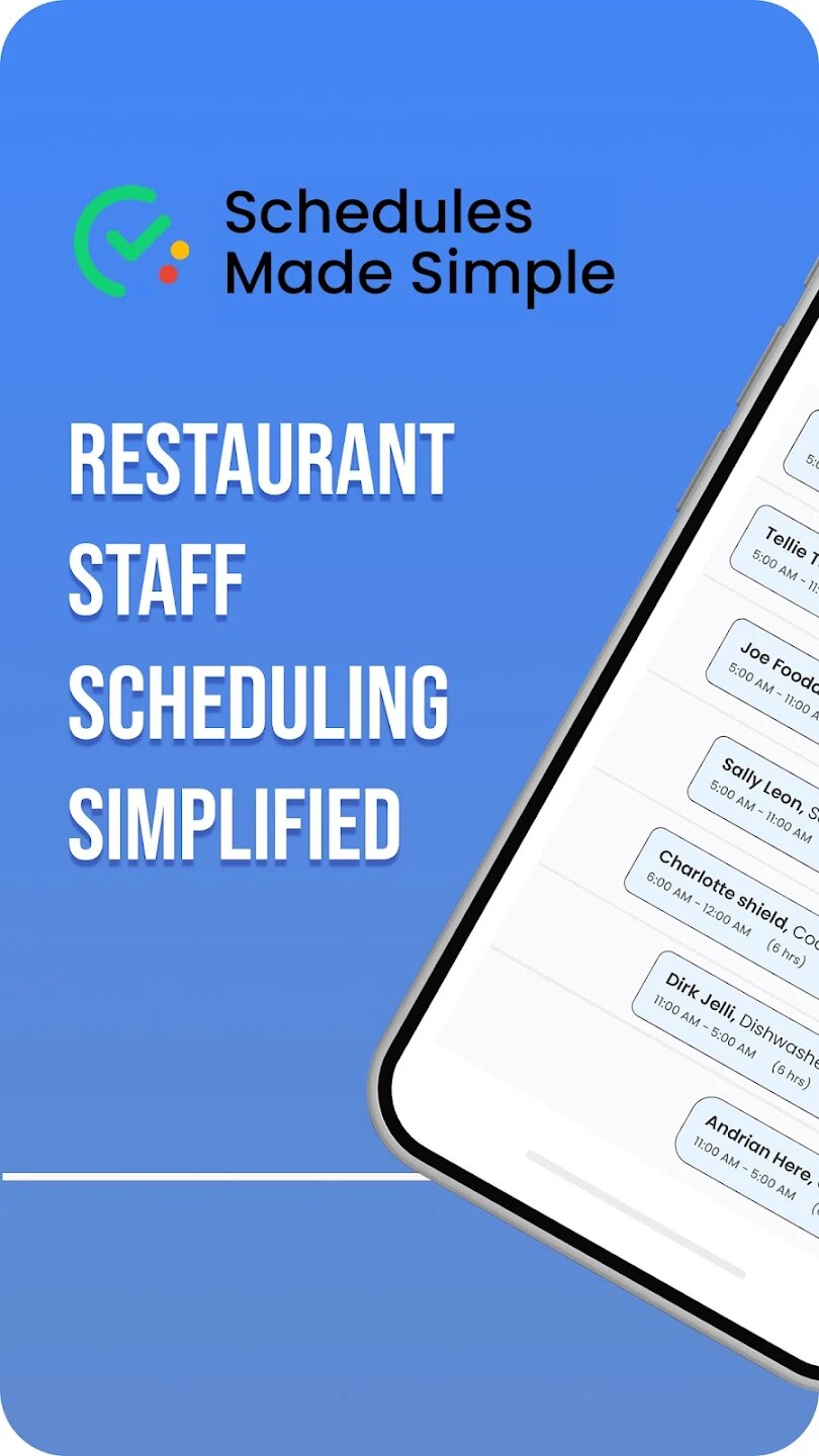 Schedules Made Simple stands as the leading mobile restaurant scheduling app, offering unparalleled ...