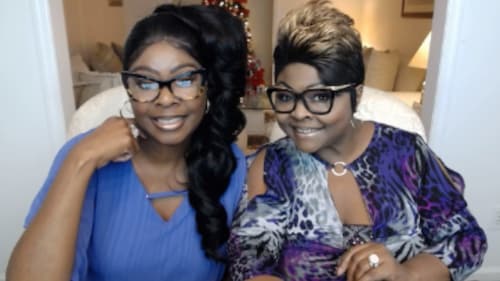 Diamond and Silk on live talking to Angela Stanton King.

SHARE SHARE SHARE

https://MyPillow.com/TrumpWon  
Promo Code: TrumpWon Save Up To 66%  

https://DiamondandSilkStore.com  "Trump Won Mugs"
SHARE SHARE SHARE