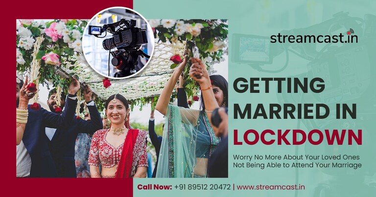Getting Married In Lock Down?
Worry no more about your loved ones not able to attend your wedding ceremony. Contact #Streamcast for all your live video st