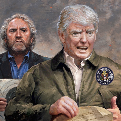 Outrageous political paintings with serious undertones. Art by Jon McNaughton. Get on whitelist at https://mcnifty.art/ ...
