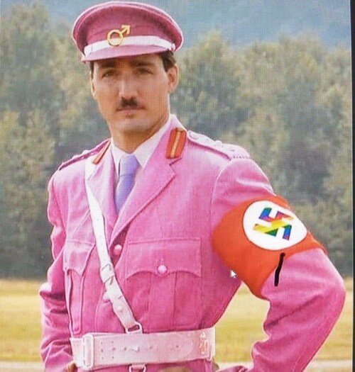 Trudeau's new look.