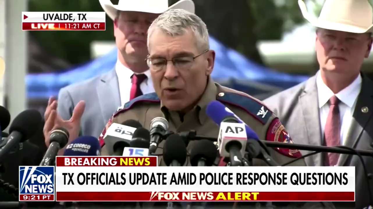 NOW - Texas official says "it was not the right decision" to delay sending in law enforcement into t...