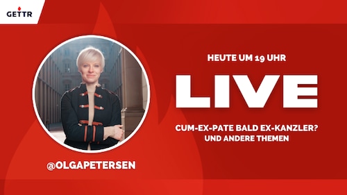 Über das Thema 'Cum-Ex-Pate bald Ex-Kanzler?' und andere Themen spreche ich im LiveStream