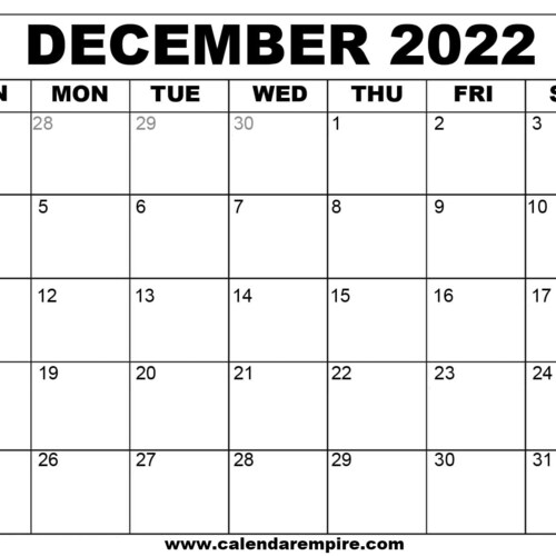 This December 2022 Calendar is all about providing you with complete access, simplicity and ease of use which is all a p...