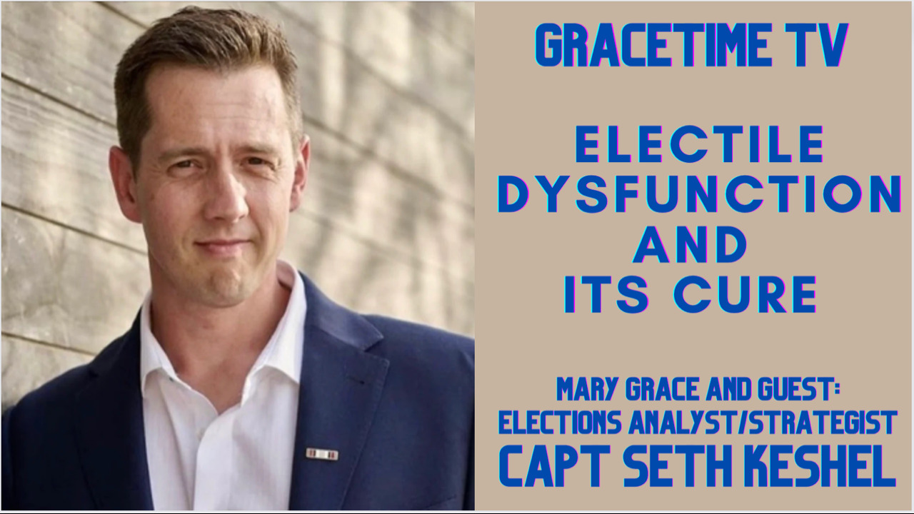 Live today on GraceTime TV with Captain Seth Keshel | Electile Dysfunction and Its Cure