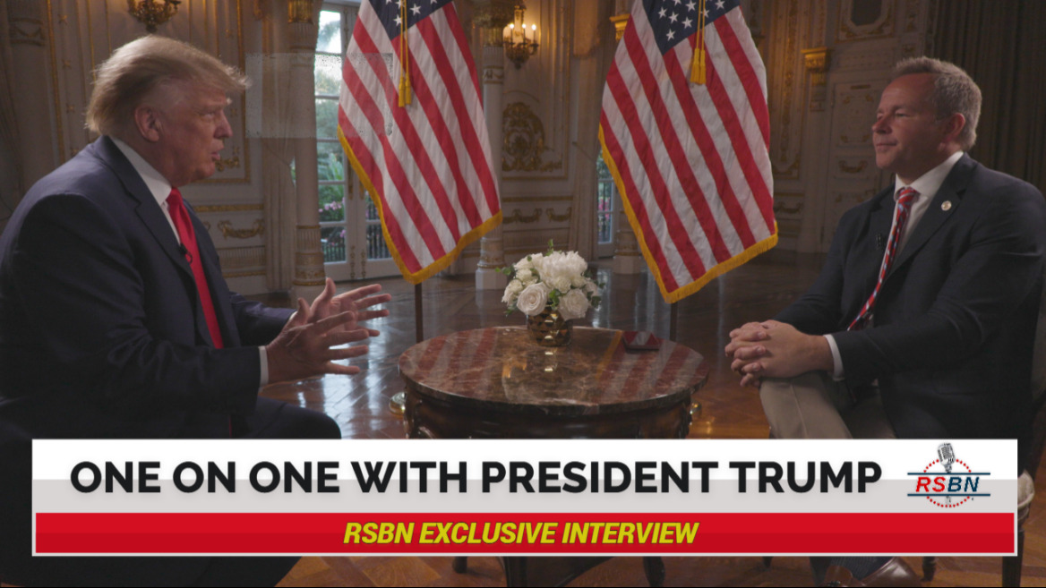 RSBN EXCLUSIVE: Interview with President Donald J. Trump From Mar-a-Lago