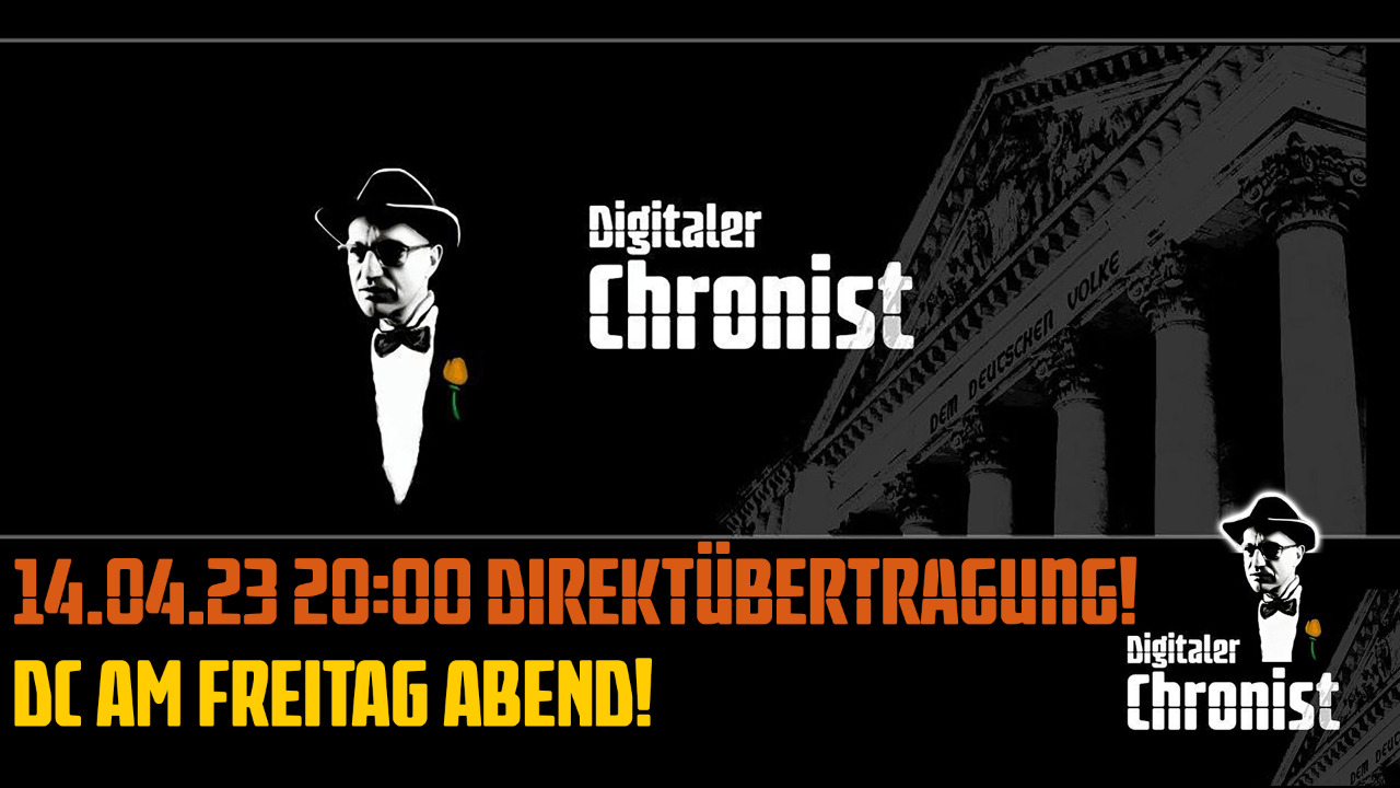 Aufzeichnung vom 14.04.23 Direktübertragung! DC am Freitag Abend!