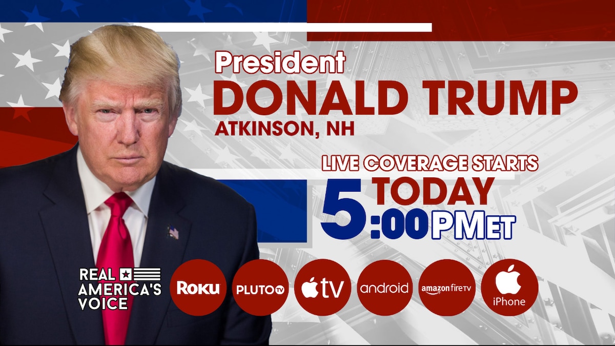 PRESIDENT TRUMP LIVE FROM ATKINSON NH