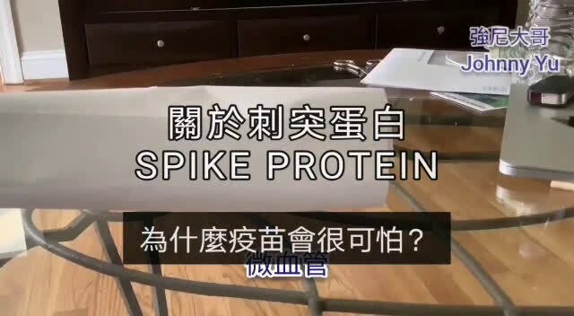 解說關於毒疫苗🦠刺突蛋白的危害。
