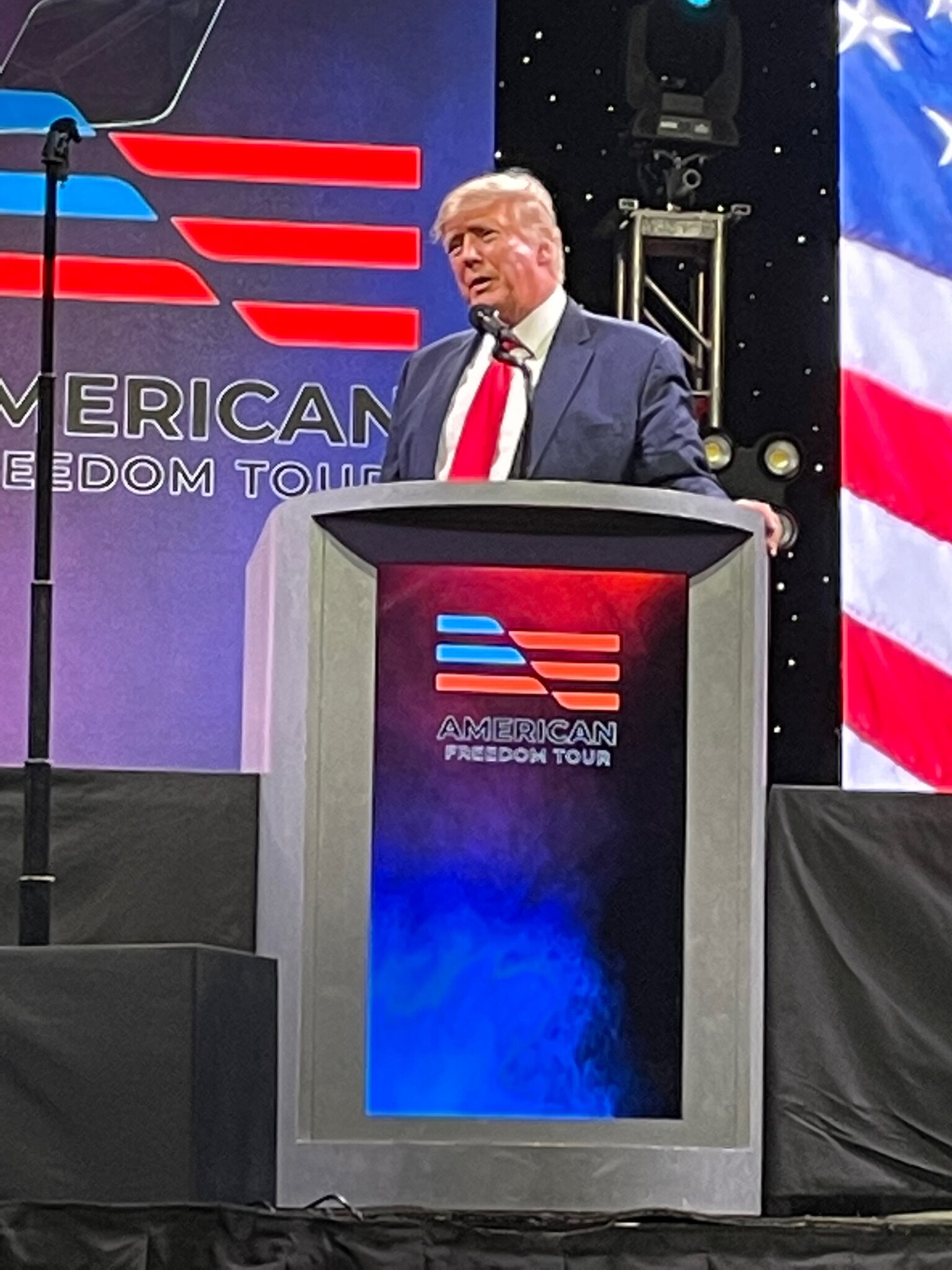 Can’t get much better than this! Look who just entered the room! 45 @realdonaldtrump 