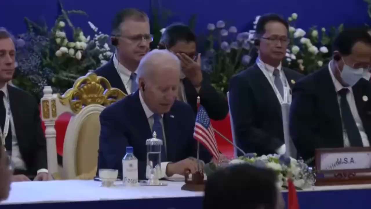 Biden, in remarks at the Association of Southeast Asian Nations (ASEAN) Summit, thanks "the prime mi...