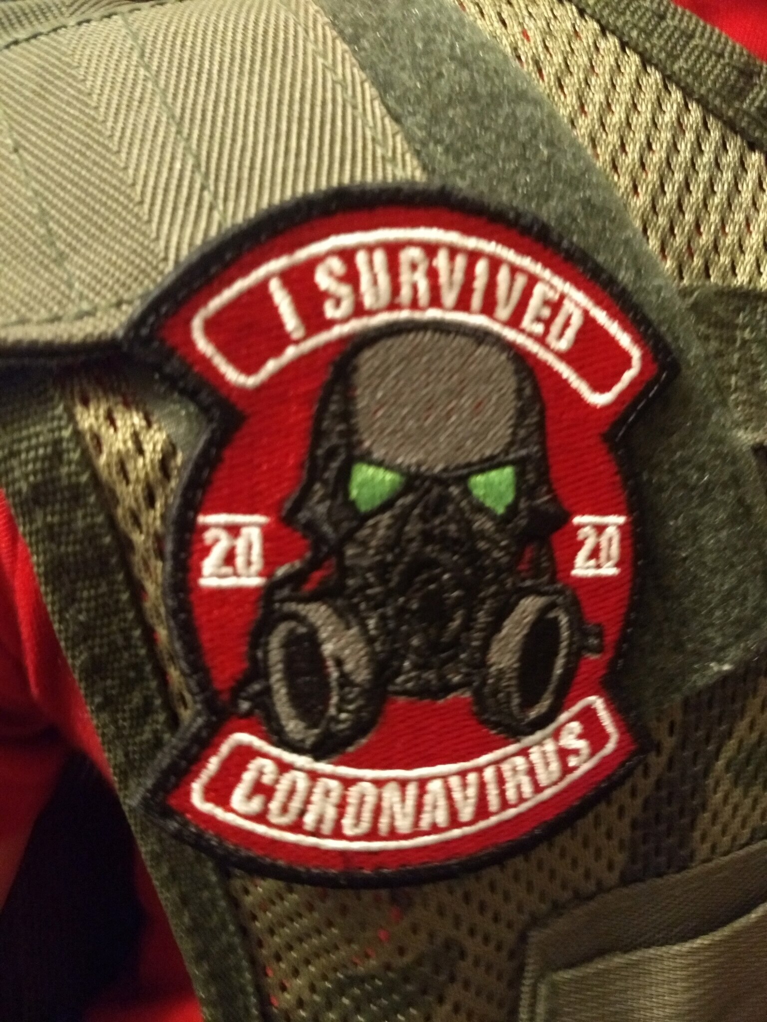 Grandson Loves to shop at the military surplus store...