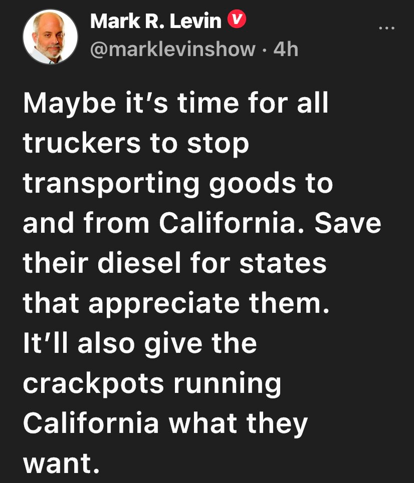 Mark Levin speaks out: 

