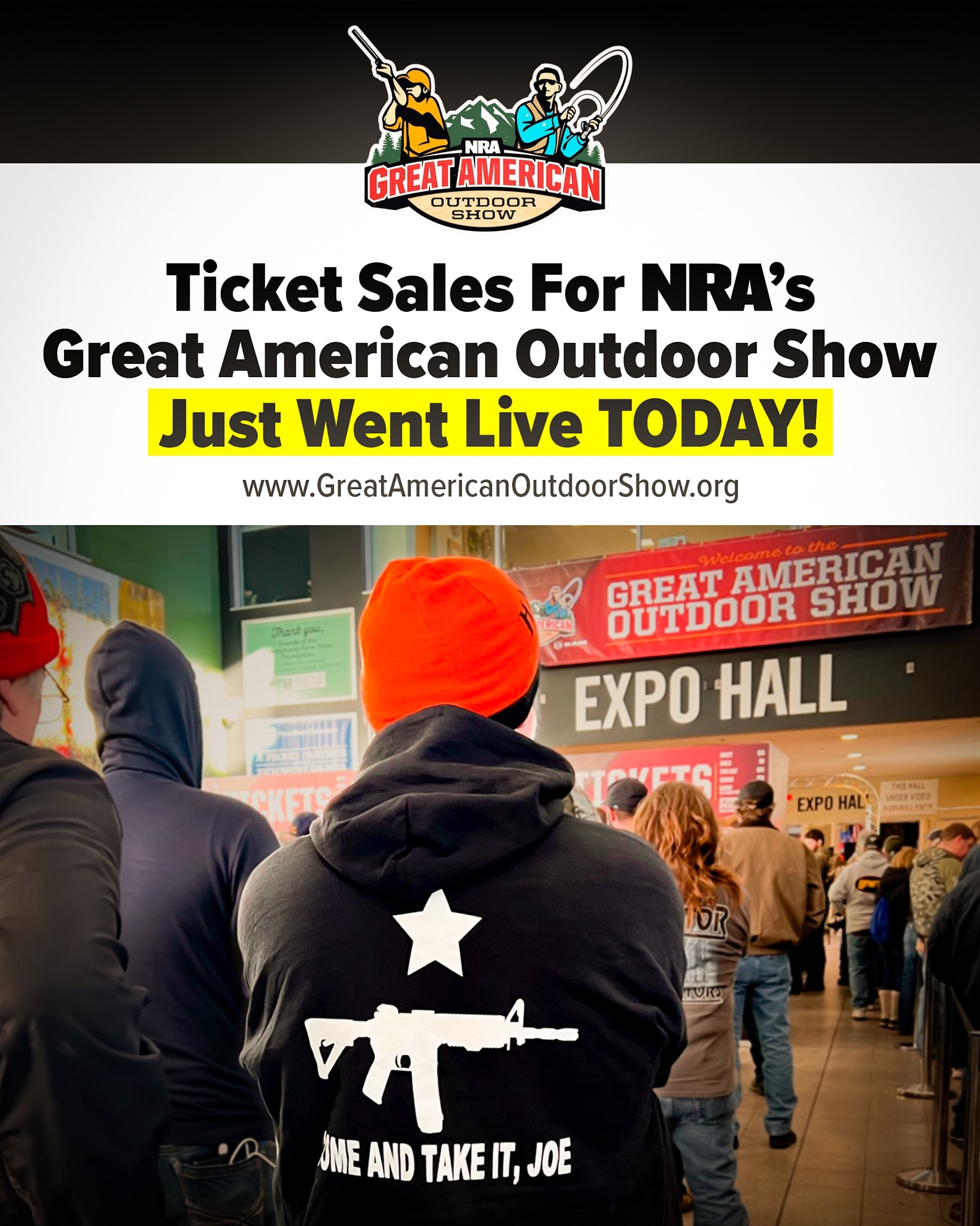 Did you know NRA hosts the LARGEST outdoor show in the world? Join us February 4-12 at The Great Ame...