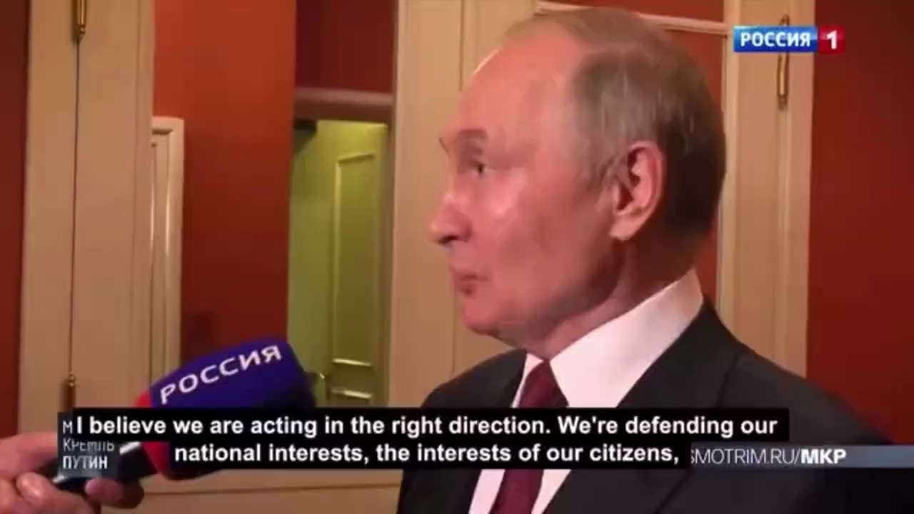 Vladimir Putin tells state TV he is “ready for peace talks” and is “prepared to negotiate” an end to...