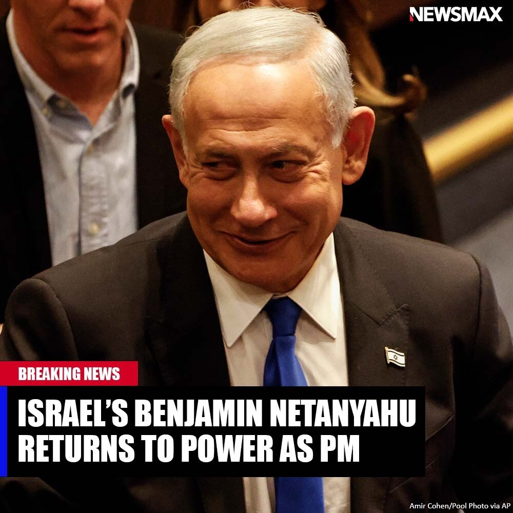 Benjamin Netanyahu was sworn in as Israel's prime minister again on Thursday in a comeback at the he...