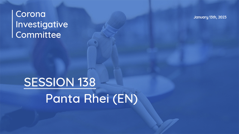 Session 138: "Panta Rhei (EN)"

January 13th from approx.:
7:00 a.m. CST
1:00 p.m. GMT
00:00 a.m. AE...