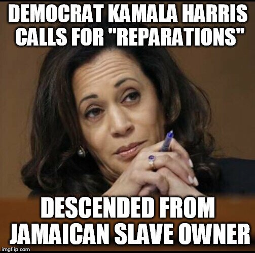 There You Go Reparation Lunatics
DID YOU KNOW YOUR FAKE VP KAMALA HARRIS PAST FAMILY WAS THE LARGEST...