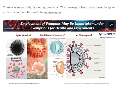 EXHIBIT B

Here we have the dumb comparison of a nanogel particle image with a coronivirus. Her idea is that because the one looks vaguely similar to the other, pretty much every virologist looking at coronaviruses is actually looking at a "lipid nanoparticle bioweapon."

https://karenkingston.substack.com/p/the-nih-code-word-for-bioweapon-is

Because Kingston has no idea what she's talking about, you'll see that she has mistaken this iron oxide-loaded nanogel image with a lipid nanoparticle.  These are completely different, other than they both have the word "nano" in them.

https://www.sciencedirect.com/science/article/pii/S2468217919300292

If you people wanna pay money to dig into these wacky ideas, fine.

Leave me out of it.