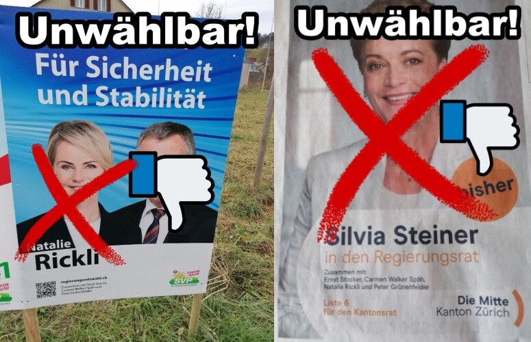 **Link bitte maximal teilen! Alle Zürcher müssen davon erfahren!** https://regierungsratswahlen.ch #kantonsratswahlen #regierungsratswahlen #regierungsratswahl #zürich #zuerich #natalierickli #silviasteiner