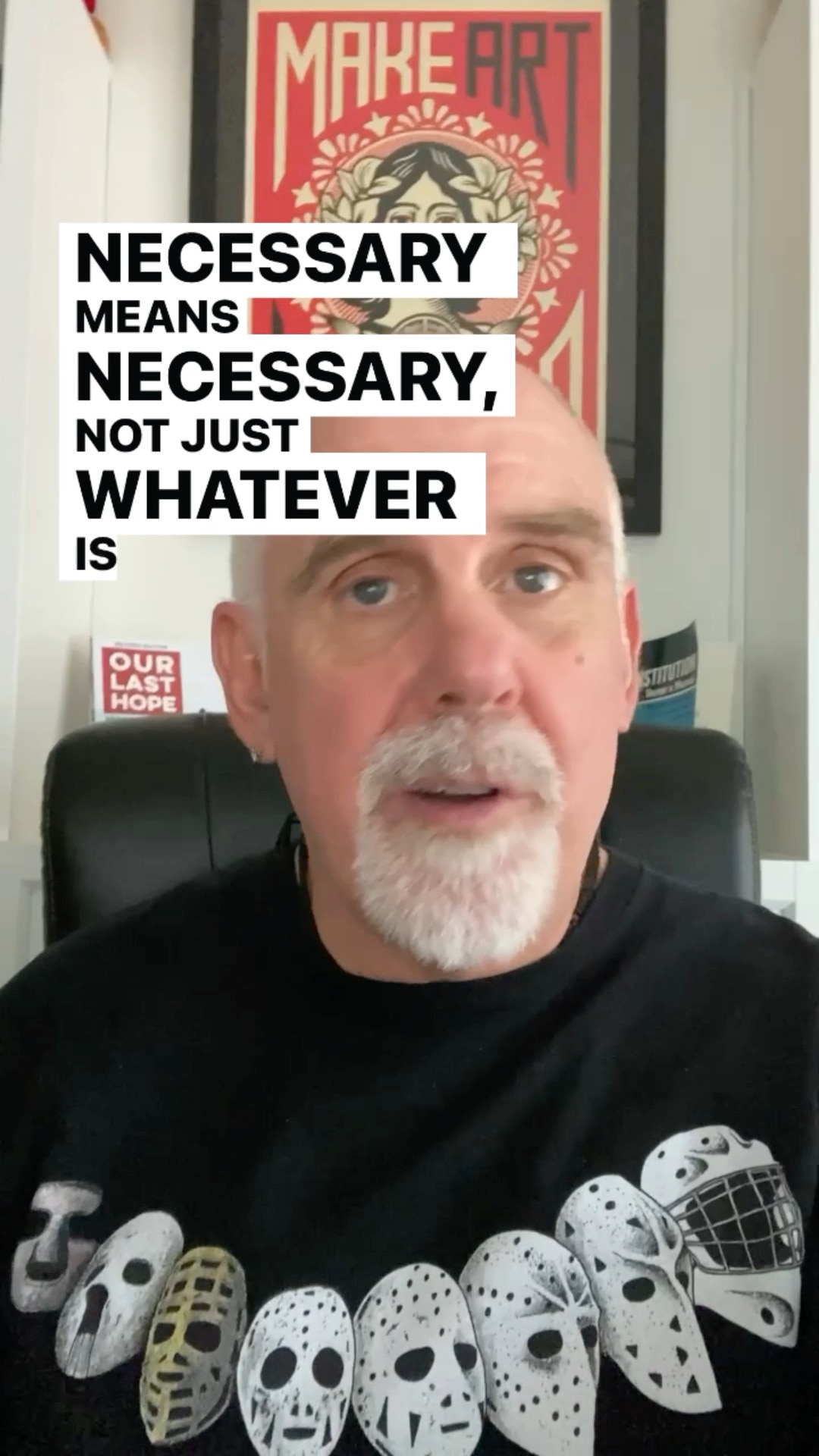 Necessary means necessary, not just “whatever is convenient.” But, thanks to Alexander Hamilton and ...