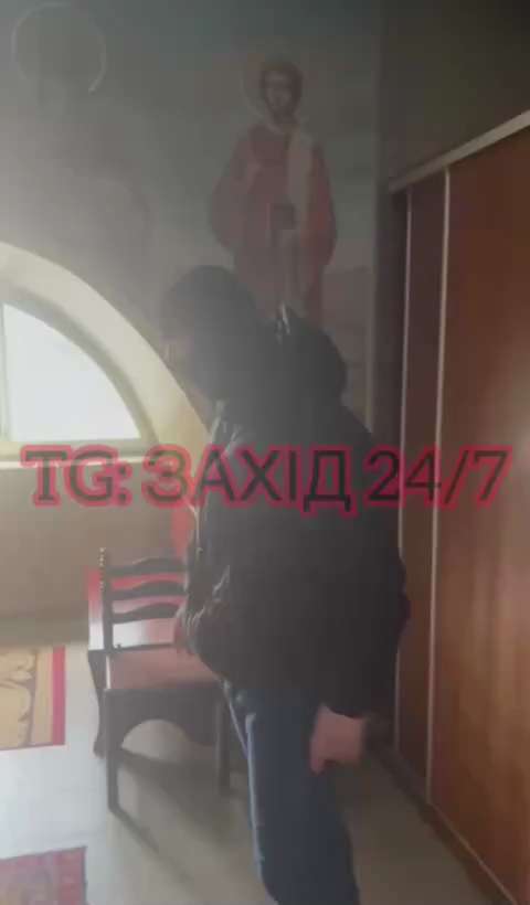 After attacking and seizing the last Orthodox church of Ivano-Frankivsk, Ukrainian Nazis posted a vi...